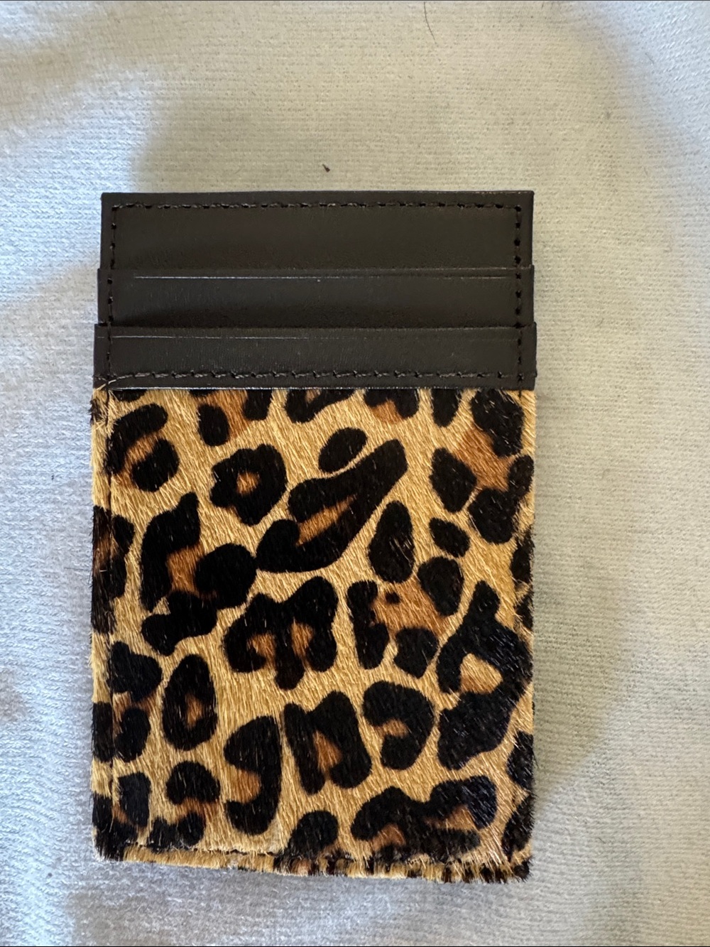Cardholder pony hair